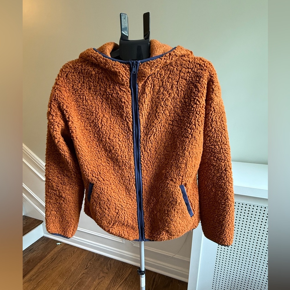 Mine brand Burnt Orange w/ Navy Blue trim Jacket / hoodie